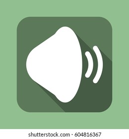 Sound Icon, flat design style