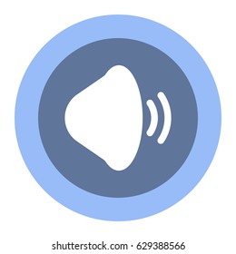 Sound Icon, flat design style