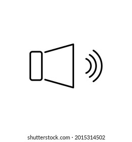 Icono de sonido Ilustración de vectores planos