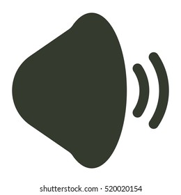 Sound icon illustration isolated vector sign symbol
