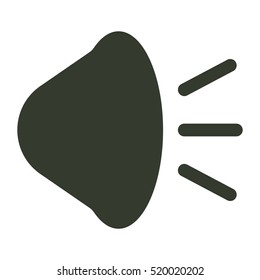 Sound icon illustration isolated vector sign symbol
