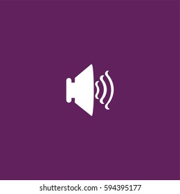 Sound icon illustration isolated vector sign symbol