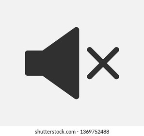 Sound icon isolated on white background. Vector illustration.