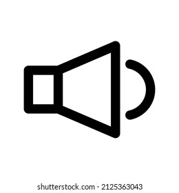 Sound icon isolated on white background