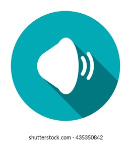 Sound Icon isolated vector flat design