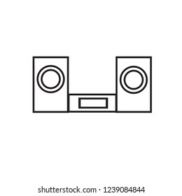 sound icon line art style
