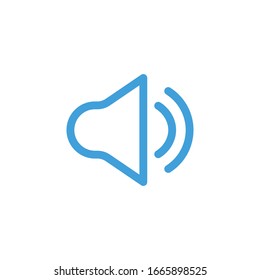 Sound icon. Line design template. Vector illustration