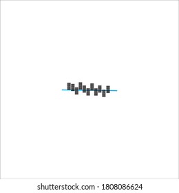 sound icon logo, vector design illustration