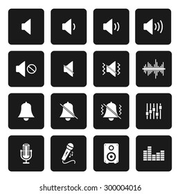 Sound icon. Music and sound icon. Vector.