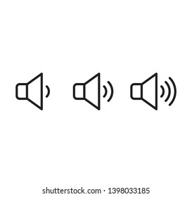 Sound icon ,music icon vector logo template