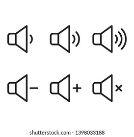 Sound icon ,music icon vector logo template