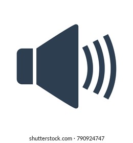 Sound Icon On White Background Vector Stock Vector (Royalty Free ...