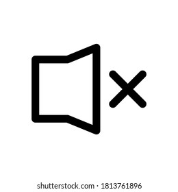 sound icon with outline style vector for your web design