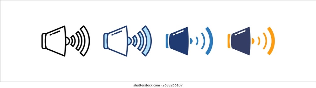 Sound Icon Set Multiple Style Collection