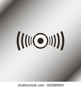 Sound icon sign.