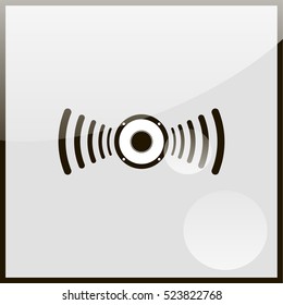Sound icon sign.