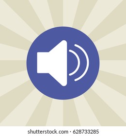 sound icon. sign design. background