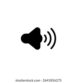 Sound icon. sign for mobile concept and web design. vector illustration