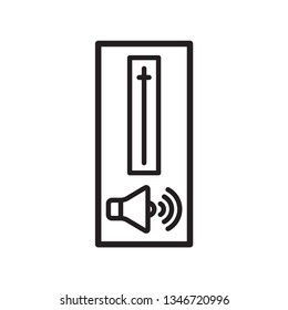 sound icon, speaker vector icon 