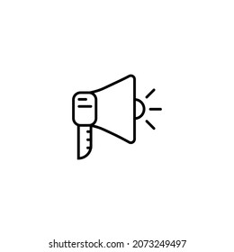 Icono de sonido, icono del vector del altavoz, promoción.
