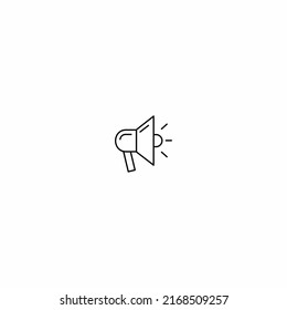Icono de sonido, icono del vector del altavoz, promoción.
