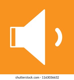 Sound icon, stock vector illustration, EPS10.