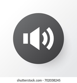 Sound Icon Symbol. Premium Quality Isolated Audio Element In Trendy Style.