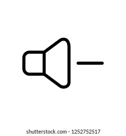 Sound icon template vector illustration.