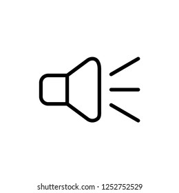 Sound icon template vector illustration.