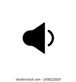 Plantilla de icono de sonido. Ilustración del vector  