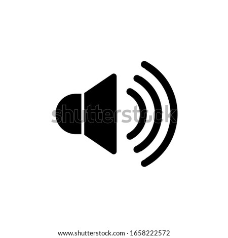 Sound icon template. Vector illustration  