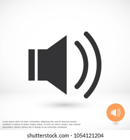 sound icon vector