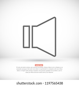 Sound icon vector