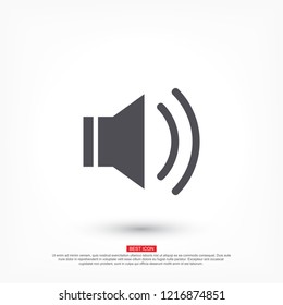 sound icon vector