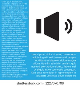 Sound icon vector