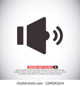 Sound icon vector