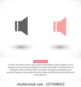 sound icon vector