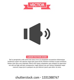 Sound icon vector