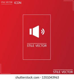Sound icon vector