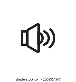 sound icon vector design template
