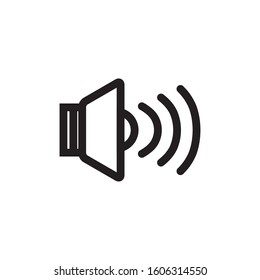 sound icon vector design template