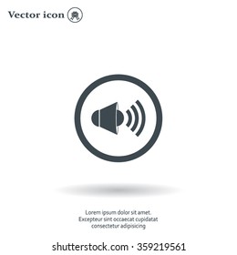 Sound Icon, Vector Illustration.