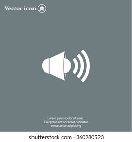 Sound Icon, Vector Illustration.