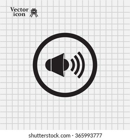 Sound Icon, Vector Illustration.