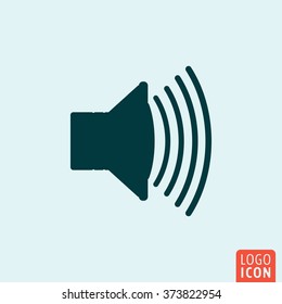 Sound icon. Vector illustration