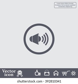 Sound Icon, Vector Illustration.