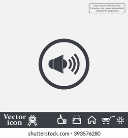 Sound Icon, Vector Illustration.