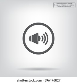 Sound Icon, Vector Illustration.