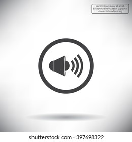 Sound Icon, Vector Illustration.