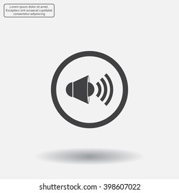 Sound Icon, Vector Illustration.
